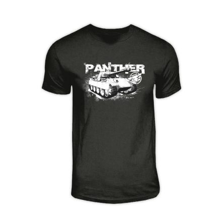 Tankfan Panther felnőtt póló - Fekete