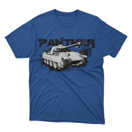 Tankfan Panther gyermek póló - Királykék