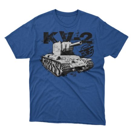 Tankfan KV2 gyermek póló - Királykék