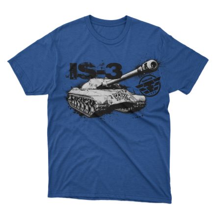 Tankfan IS3 gyermek póló - Királykék