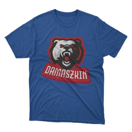 Tankfan Damaszkin medve gyermek póló - Királykék