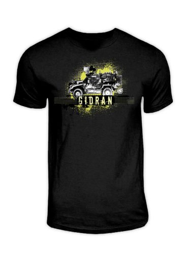 Tankfan Gidran felnőtt póló - Fekete