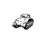 Tankfan M4 Sherman férfi kapucnis pulóver