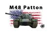 Tankfan M48 Patton férfi kapucnis pulóver